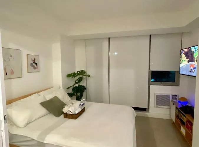 Appart hôtel 1br W/ Karaoke, Netflix, Disneyplus+ 200mbps Wi-fi Manille
