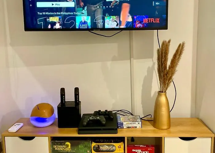 1br W/ Karaoke, Netflix, Disneyplus+ 200mbps Wi-fi Appart hôtel